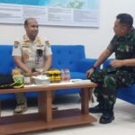 Silaturahmi dan Sinergitas Satpol PP Kabupaten Madiun dengan Denhanud 476 Kopasgat