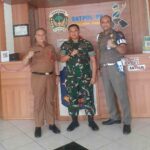 Satpol PP dan Damkar Kabupaten Madiun Terima Kunjungan Komandan Denhanud 476 Kopasgat